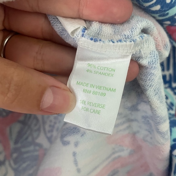 Lilly Pulitzer She She Shells starfish print quarter zip popover - Picture 5 of 6